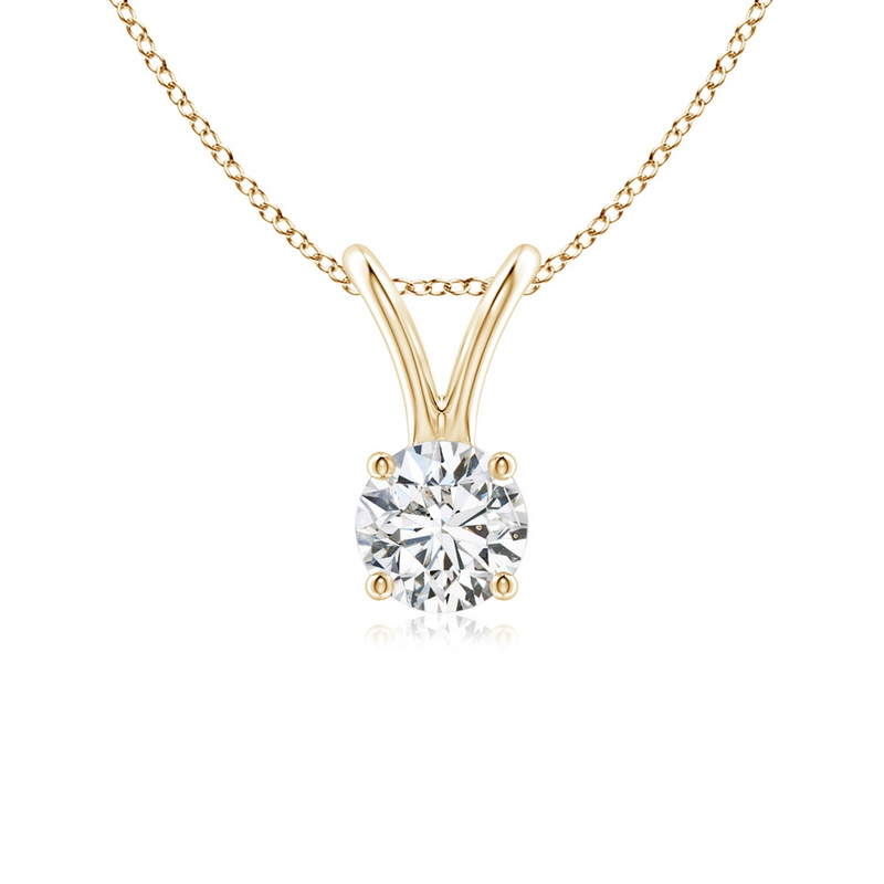 Moissanite Solitaire Pendant