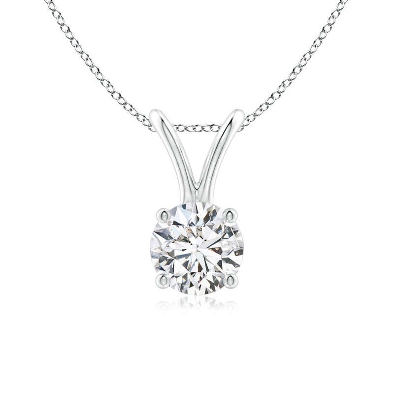 Moissanite Solitaire Pendant